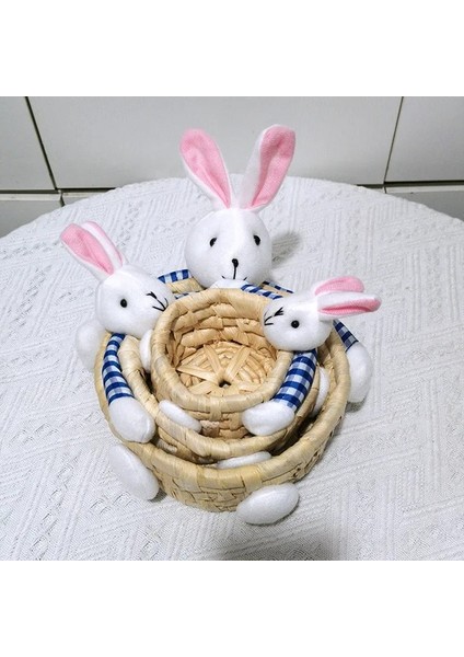 Peluşlu 3 Lü Sepet KRD-5620