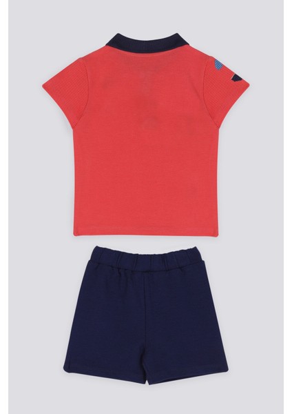 Azure Mavi Bebek Polo Yaka T-shirt Takım fırsatları