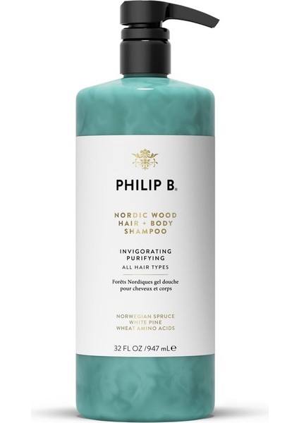 Nordic Wood Hair Body Shampoo 947 ml