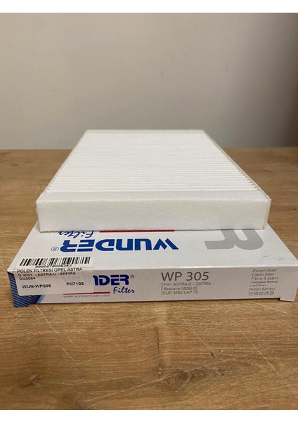 Wunder WP305 Polen Filtresi Opel Astra G / Opel Astra H / Opel Zafira A