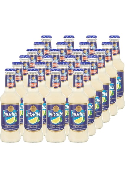 Inişdibi Limonlu Madensuyu 24'lü Paket (200 ml x 24 Adet)