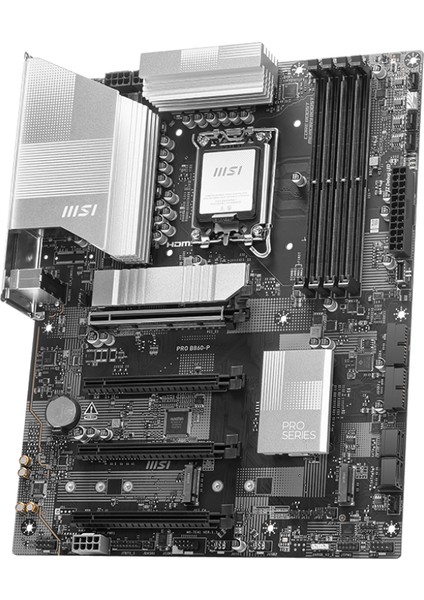 Msı MB Pro B860-P Soket 1851 Ddr5 8600MHZ(OC) 3xm.2 1x Tb4 HDMI Dısplay 5g Lan Atx