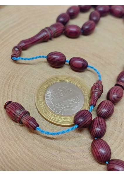 Kafur Ağacı Badem Kesim 33LÜK Tesbih 6.5*9mm (55822) modelleri