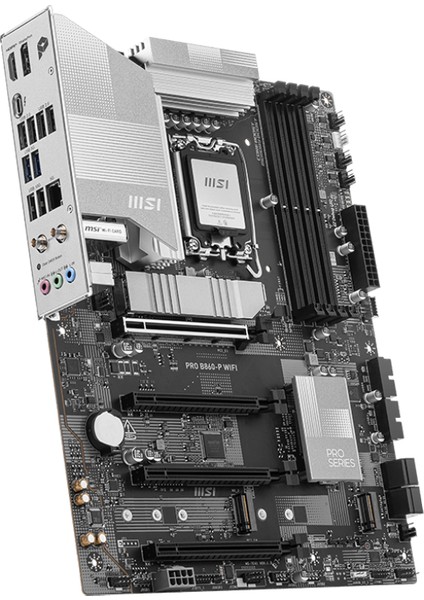 Msı MB Pro B860-P Wıfı Soket 1851 Ddr5 8600MHZ(OC) 3xm.2 1x Tb4 HDMI Dısplay 5g Lan Wıfı 7 Atx