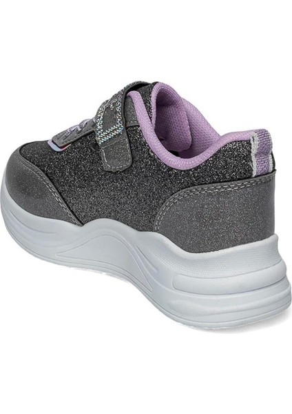 Prj Platin Simli Kız Çocuk Sneaker Spor Ayakkabı