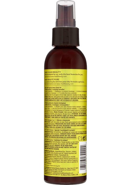 Hemp Oil & Agave 5-In-1 Nemlendirici ve Dolaşık Saç Açıcı Sprey 175ML