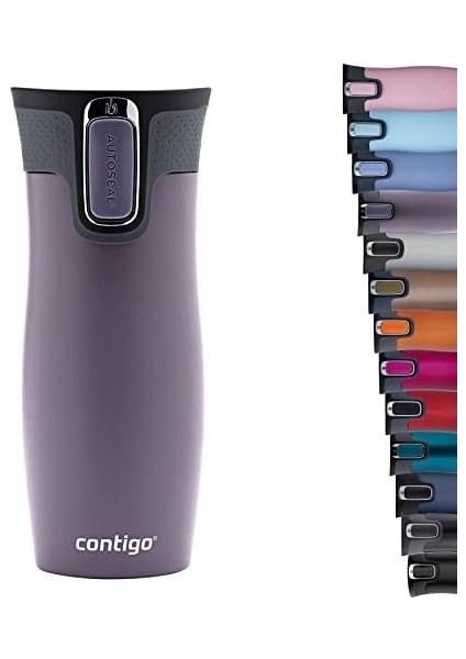 Thermobecher West Loop Autoseal, Edelstahl Isolierbecher, Reisebecher, Kaffebecher To Go, Auslaufsicher fiyatları