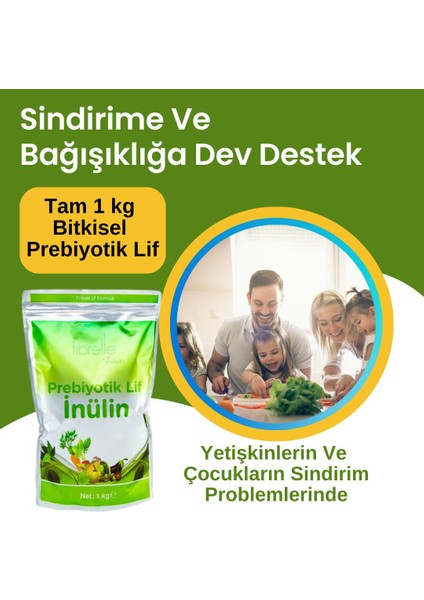 Inülin Prebiyotik Lif Hindibağ 1 Kg