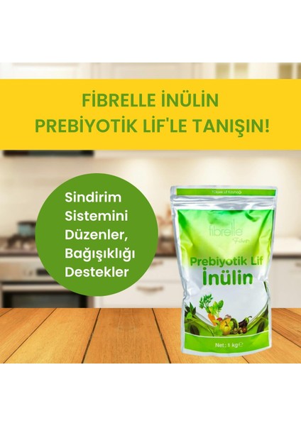 Inülin Prebiyotik Lif Hindibağ 1 Kg
