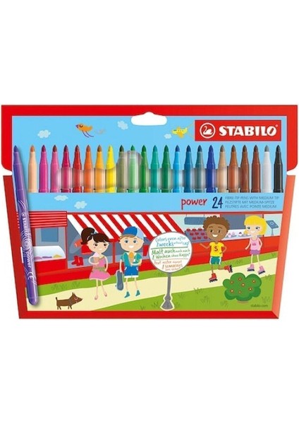 Power Keçeli Kalem 24'lü Paket