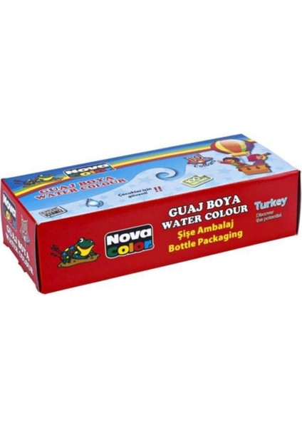 Guaj Boya 10 Renk X 30 Cc. Şişe