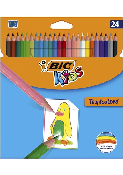 Kids Tropicolors Kuru Boya Kalemi 24 Renk fiyatları