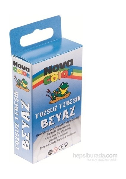 Tebeşir 10'Lu Beyaz Tozsuz Nc-4110