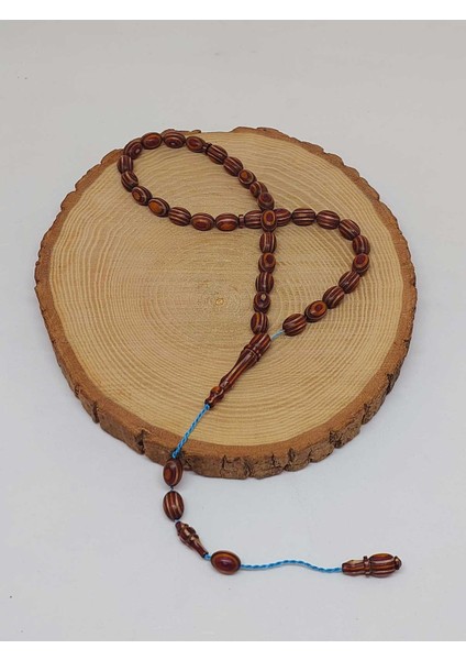 Kafur Ağacı Badem Kesim 33LÜK Tesbih 6.5*9mm (55830) fırsatları