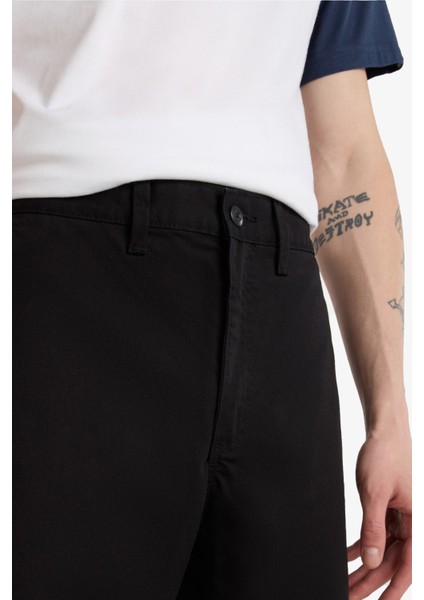 Authentic Chino Relaxed Men Siyah Pantolon VN000HZBBLK1