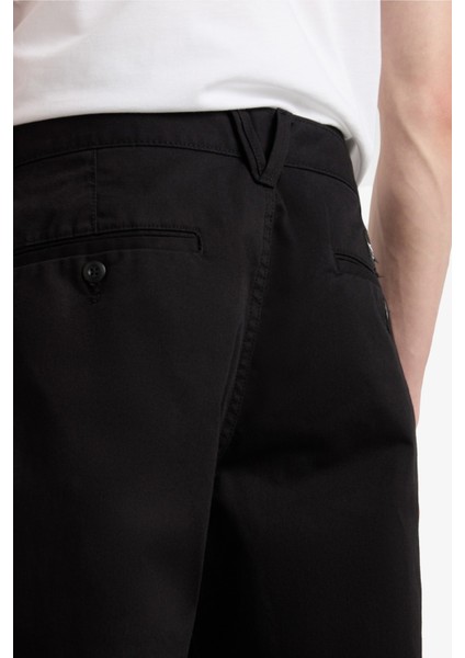 Authentic Chino Relaxed Men Siyah Pantolon VN000HZBBLK1