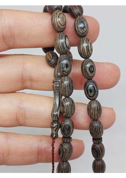 Kafur Ağacı Badem Kesim 33LÜK Tesbih 6.5*9mm (55832) fiyatları