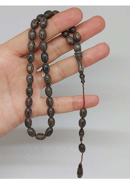 Kafur Ağacı Badem Kesim 33LÜK Tesbih 6.5*9mm (55832) indirimleri