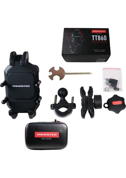 TT-860 Titreşim Engelleyicili Tüm Motosikletlere Uyumlu Telefon Tutucu modelleri