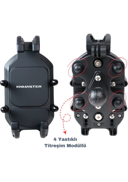TT-860 Titreşim Engelleyicili Tüm Motosikletlere Uyumlu Telefon Tutucu fırsatları
