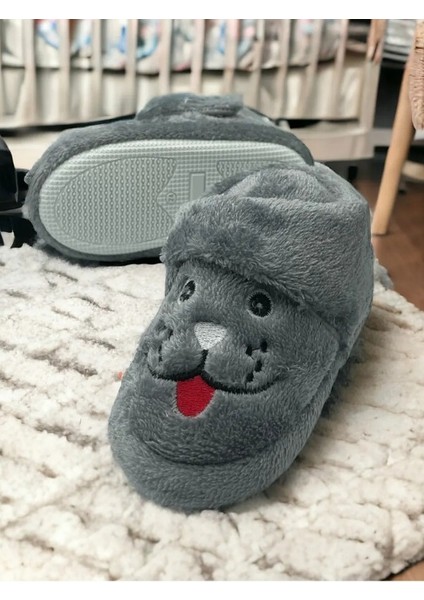 Köpek Figürlü Unisex Çocuk Anaokulu Kreş Ev Kaydırmaz Taban Panduf fırsatları