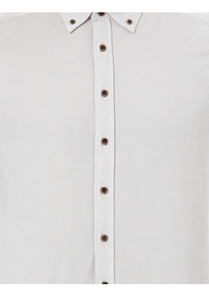 Erkek Bej Regular Fit Uzun Kollu Gömlek 50259467-VR011