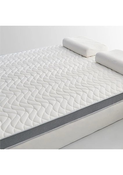 Katlanabilir Tek Kişilik Cotton Yer Yatağı 10 cm Sünger Yatak Fonksiyonel 180 x 200 cm