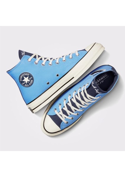 Chuck 70 Letterman Unisex Mavi Sneaker indirimleri