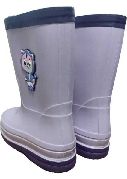 Kışlık Kız Çocuk Yağmur Çizmesi Çoraplı modelleri