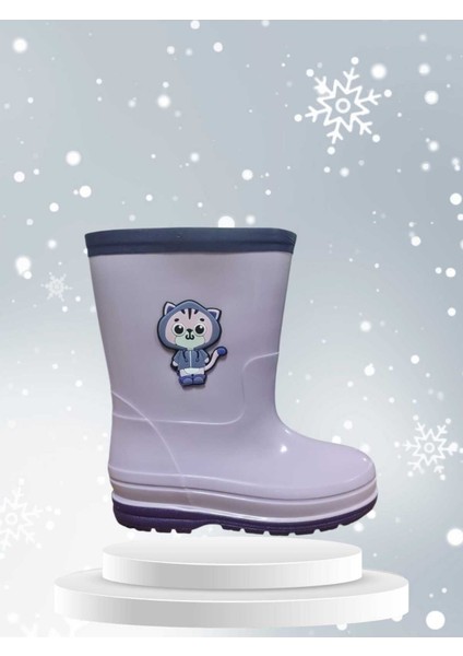 Kışlık Kız Çocuk Yağmur Çizmesi Çoraplı fiyatları