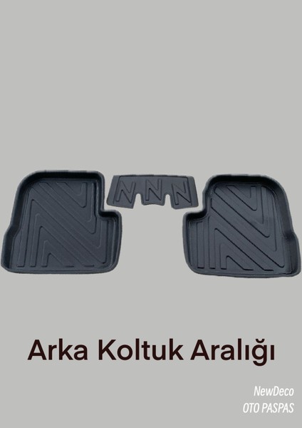 NewDeco Citroen C4X 2023 Sonrasi Için 5,5d Carbon Style Havuzlu Paspas - Tpe Malzeme