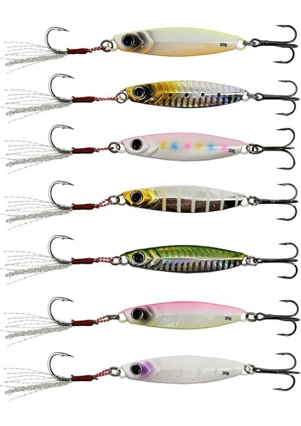 Bluefish Jig 30GR 7li Tüm Set (Kutulu)