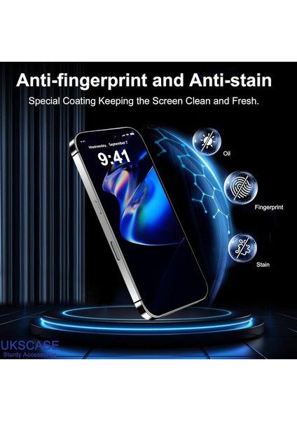 Apple iPhone 16 Pro Max (6.9'') Uyumlu Ekran Koruyucu Nano Cam 2 Adet