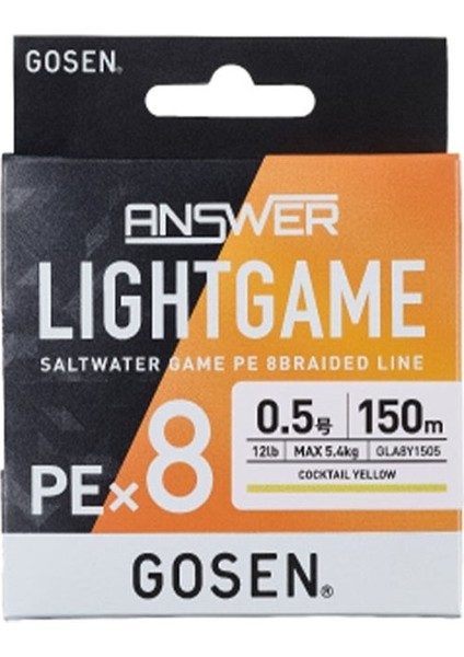 Answer Light Game 8b Coctail Yellow 150M Ip Misina