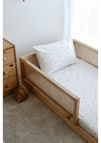 Tek Kişilik Lastikli Çarşaf Seti | Boho Butterfly