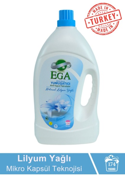 Power Jel Beyaz Sıvı Yıkama Deterjanı 3900 ml +Lilyum Aktif Kapsül Teknolojili Yumuşatıcı 4100 ml
