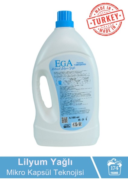 Power Jel Beyaz Sıvı Yıkama Deterjanı 3900 ml +Lilyum Aktif Kapsül Teknolojili Yumuşatıcı 4100 ml