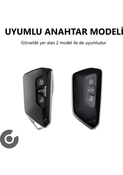 Volkswagen Golf Passat Arteon Tiguan Caddy Silikon Anahtar Kılıfı (1 Adet) fiyatları