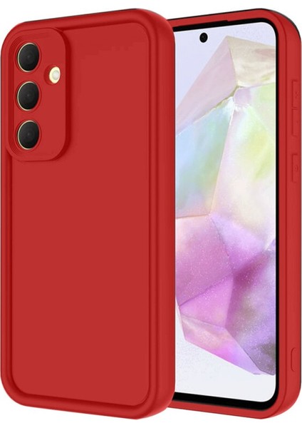 Samsung Galaxy A16 Uyumlu Kılıf Yumuşak Renkli Lansman Silikon Kamera Korumalı Kenarları Çıkıntılı 3D Coffe Desenli
