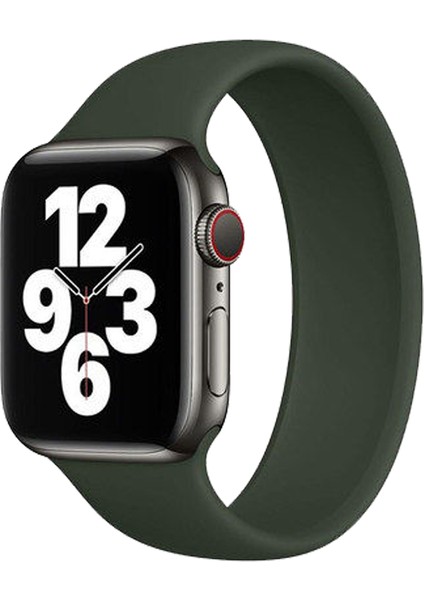 Apple Watch Seri 10 42mm Seri 9/8/7/6/SE/5/4/3 Solo Loop Kordon 41mm 40mm 38mm Uyumlu Small