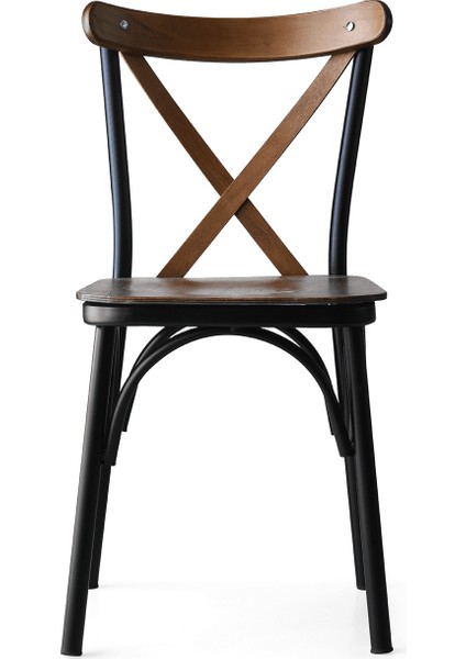 Açılır Kütük Masa ve Ilkbahar Sandalye Takımı, Ceviz, 130X80