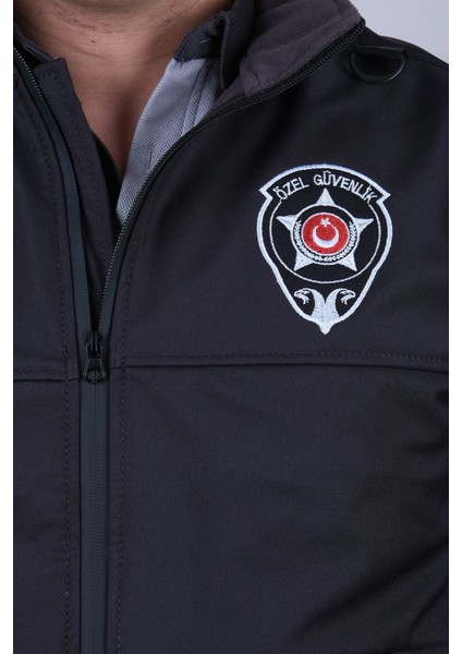 Özel Güvenlik Premium Softshell Mont - Özel Güvenlik Kışlık Mont