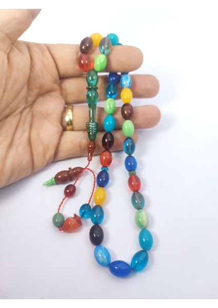 Ahmet Eryılmaz Usta Eseri 0.6 Delim Halkalı Imame 3 Kat Cila Ateş-I Kehribar Sertifikalı 6863 fırsatları