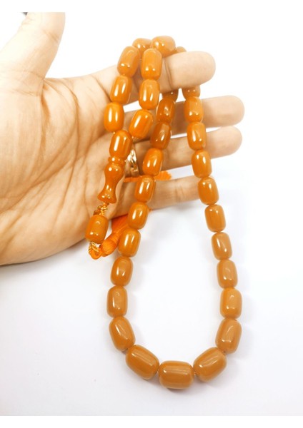 Ebu Zeyn Usta Eseri Eski Usül 12 Kat Ipe Dizilmiş Iri Boy Sıkma Kehribar Sertifikalı 6813 fırsatları