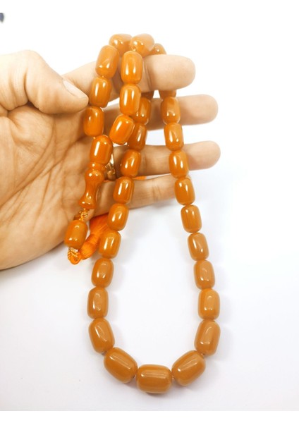 Ebu Zeyn Usta Eseri Eski Usül 12 Kat Ipe Dizilmiş Iri Boy Sıkma Kehribar Sertifikalı 6813 indirimleri