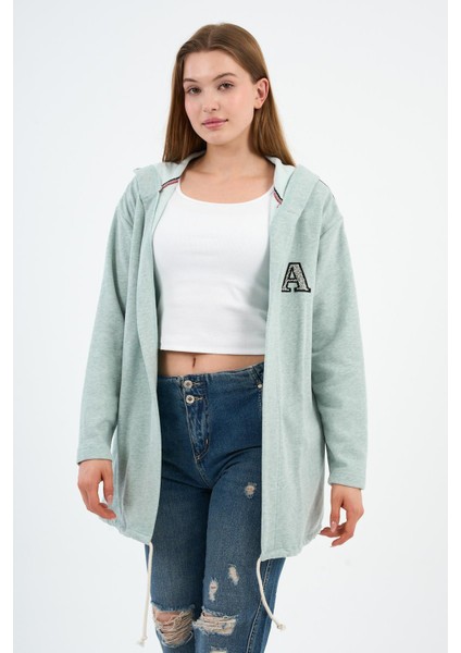 Alexandergardı Kapüşonlu Omuz Detaylı Uzun Hırka (B22-30305) fiyatları