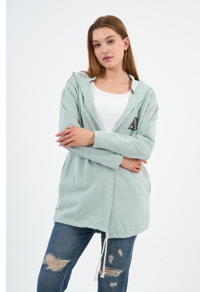 Alexandergardı Kapüşonlu Omuz Detaylı Uzun Hırka (B22-30305) fırsatları