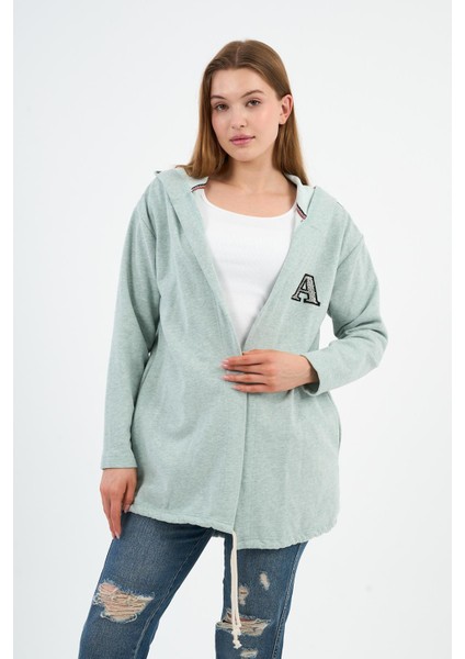 Alexandergardı Kapüşonlu Omuz Detaylı Uzun Hırka (B22-30305) indirimleri