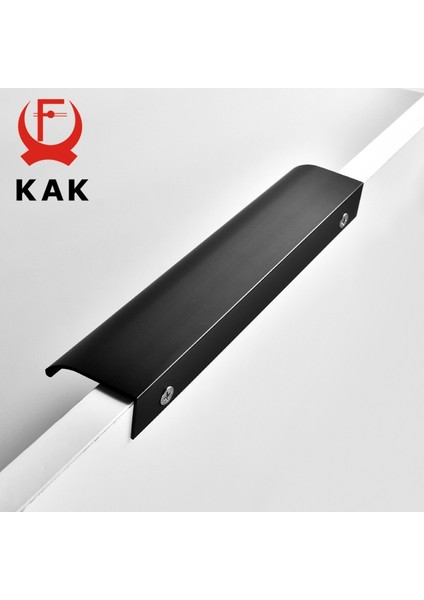Altın Uzunluğu 150 mm Kak Siyah Gümüş Gizli Dolap Kolları Çinko Alaşımı Mutfak Dolabı Çekmece Kolları (Yurt Dışından) modelleri