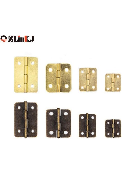 Gold-18X16CM 10PCS Zlinkj Mini Metal Menteşeler Retro Kapı Menteşeleri Menteşe Vidalı Mobilya Menteşeleri 37X25 mm, 30X26 mm, 24X18 mm, 18X16 mm (Yurt Dışından) fiyatları